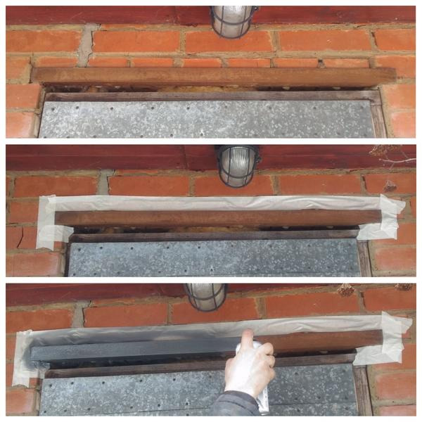 металлическая перемычка из уголков